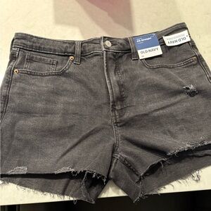 Old Navy Women's Charcoal Jean Shorts